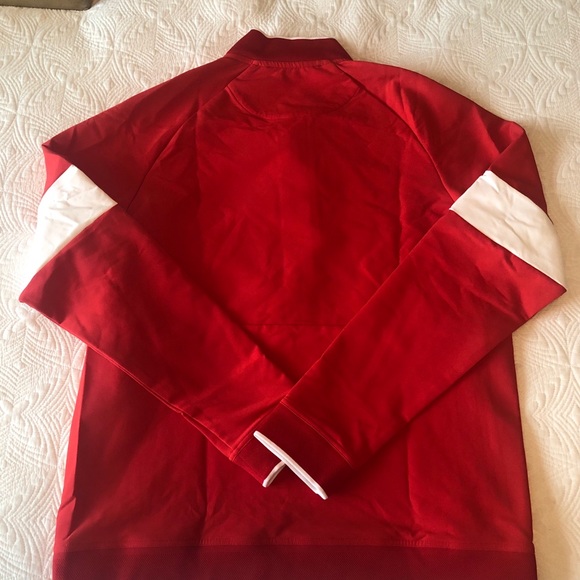 Nike Men’s Therma Midweight Jacket Red Medium - Picture 4 of 6